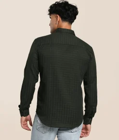 Tops | Eight X Plaid Shirt Green