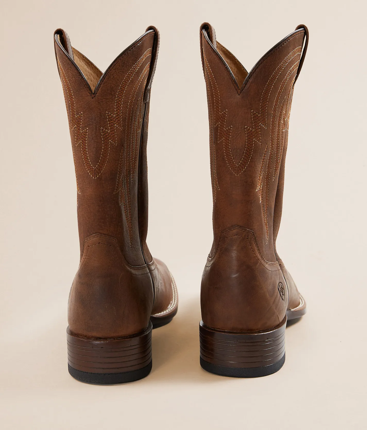 Shoes | Ariat Plano Leather Cowboy Boot Tack Room Brown