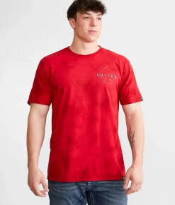 Sullen Players Club T-Shirt Equestrian Red Crystal Wa New