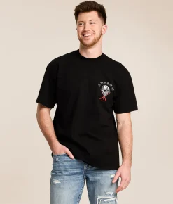 Tops|Graphic T-Shirts | Sullen Play Your Hand T-Shirt Jet Black