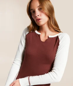 FITZ + EDDI Pointelle Top Sable Clearance
