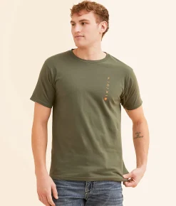 Fox 7 Point T-Shirt Surplus Green Clearance