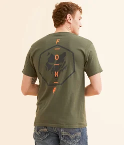 Fox 7 Point T-Shirt Surplus Green Clearance