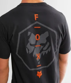 Tops|Graphic T-Shirts | Fox 7 Point T-Shirt Black Vintage