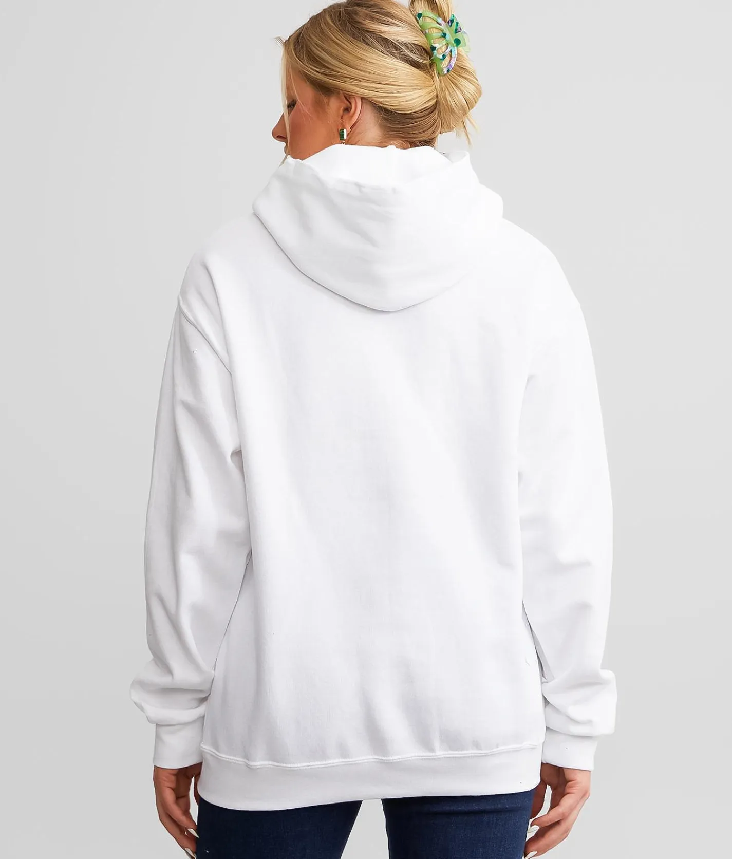 Tops | Goodie Two Sleeves Poison Band Hooded Sweatshirt White