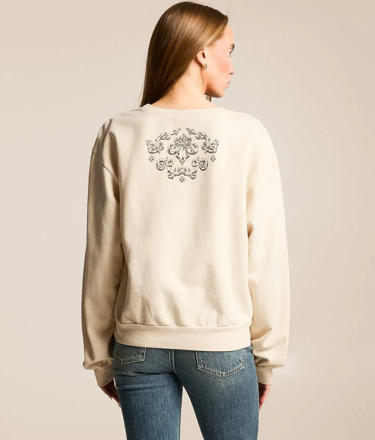 Tops | Affliction Polaris Oversized Pullover Rock