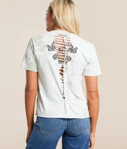 Affliction Polaris T-Shirt White Desert Sage Ice Was Hot