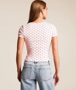 Tops | FITZ + EDDI Polka Dot Top Ballerina