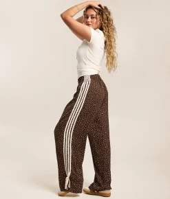 Bottoms | Willow & Root Polka Dot Track Pant Brown