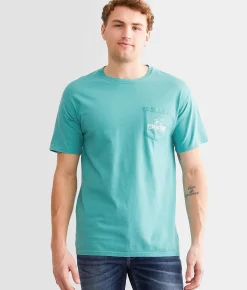 Graphic T-Shirts | Fieldstone Pontoon Boat T-Shirt Sea Foam