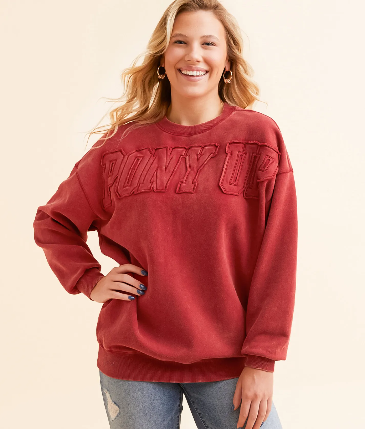 Tops | Modish Rebel Pony Up Pullover Tandoori Spice