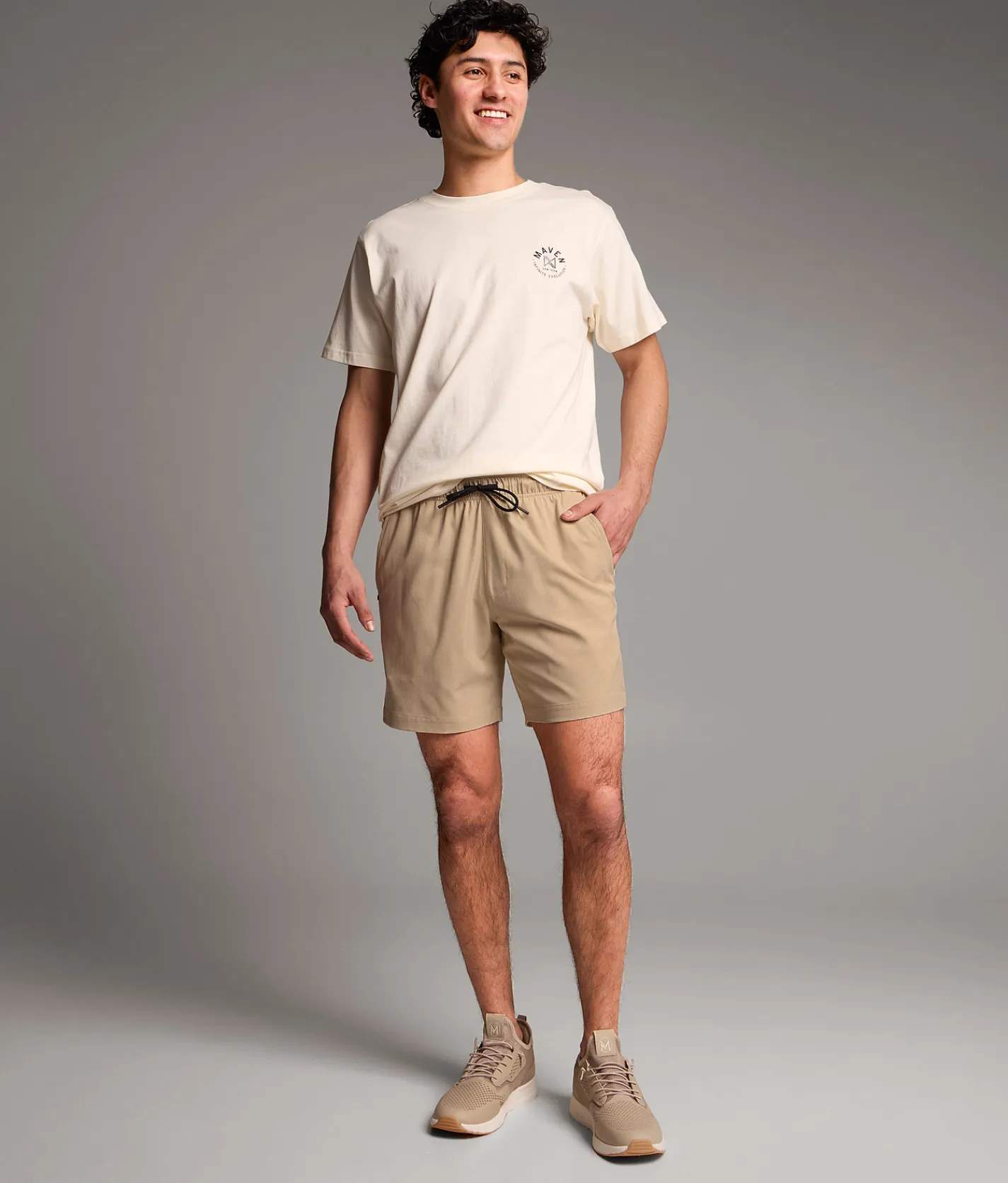 Maven Co-op Port Performance Stretch Short Heather Humus Online