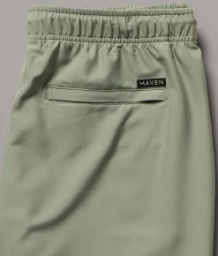 Maven Co-op Port Performance Stretch Short Sage