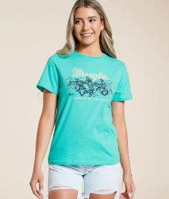 Tops | Wrangler® Posse T-Shirt Turquoise