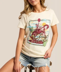 Ariat Postcard T-Shirt Natural Outlet