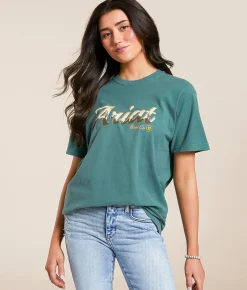 Ariat Postcard T-Shirt Blue Spruce Online