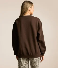 Tops | Bravado Post Malone Oversized Band Pullover Brown