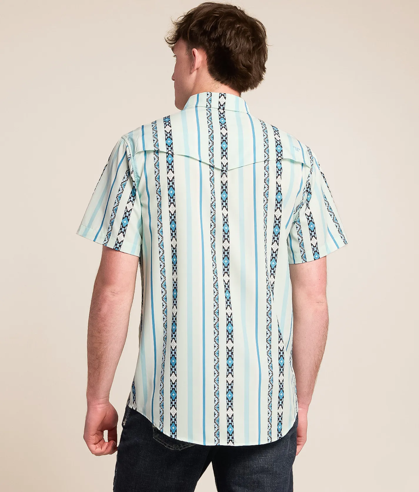 Tops | Ferrell Post Performance Stretch Shirt Blue