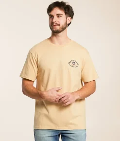 Brixton Potion T-Shirt Cream New