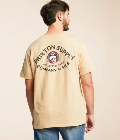 Brixton Potion T-Shirt Cream New
