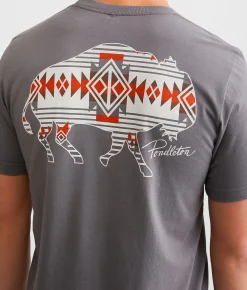 Pendleton Prairie Rush Hour T-Shirt Asphalt Sale
