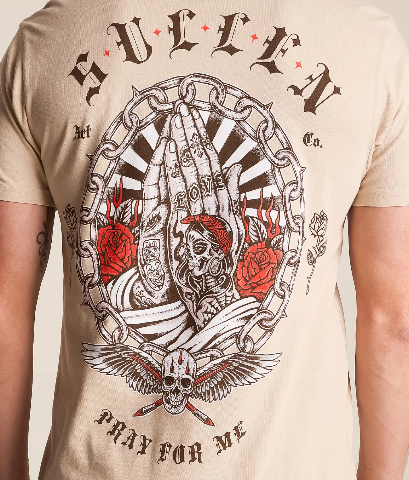 Sullen Pray For Me T-Shirt Peyote Outlet