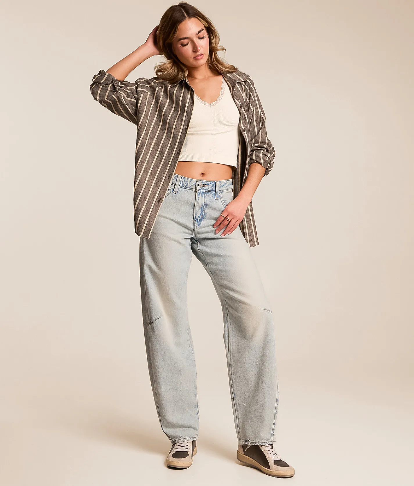 Levi's® Premium Baggy Dad Barrel Jean Cielito Lindo Acid Clearance