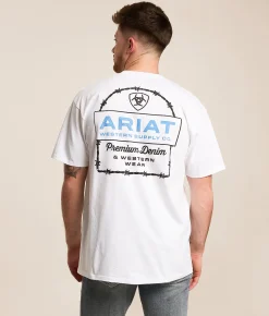 Ariat Premium Barb T-Shirt White Outlet