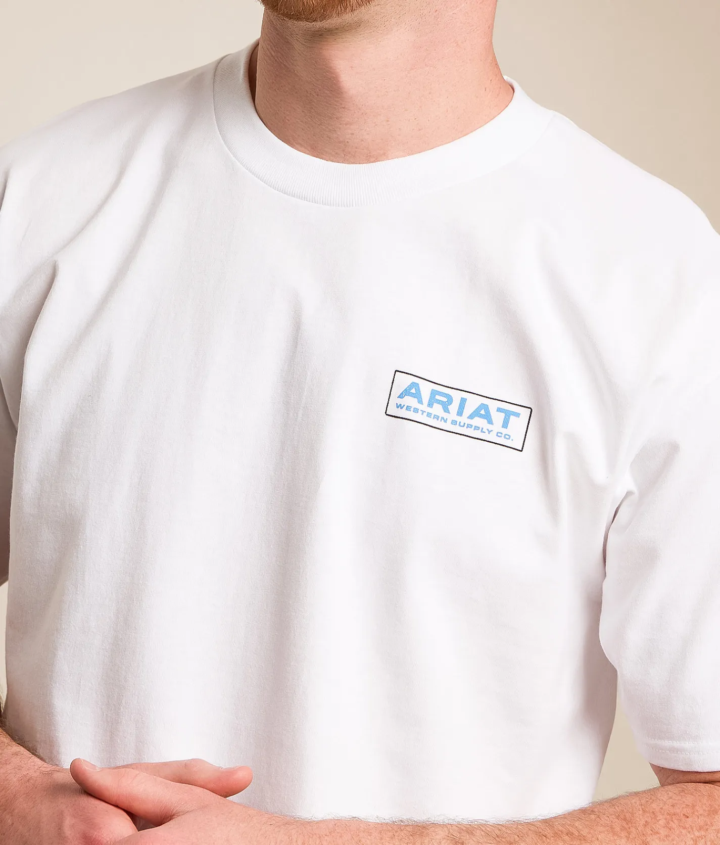 Ariat Premium Barb T-Shirt White Outlet