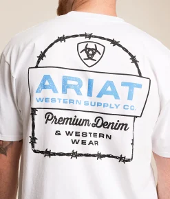 Ariat Premium Barb T-Shirt White Outlet