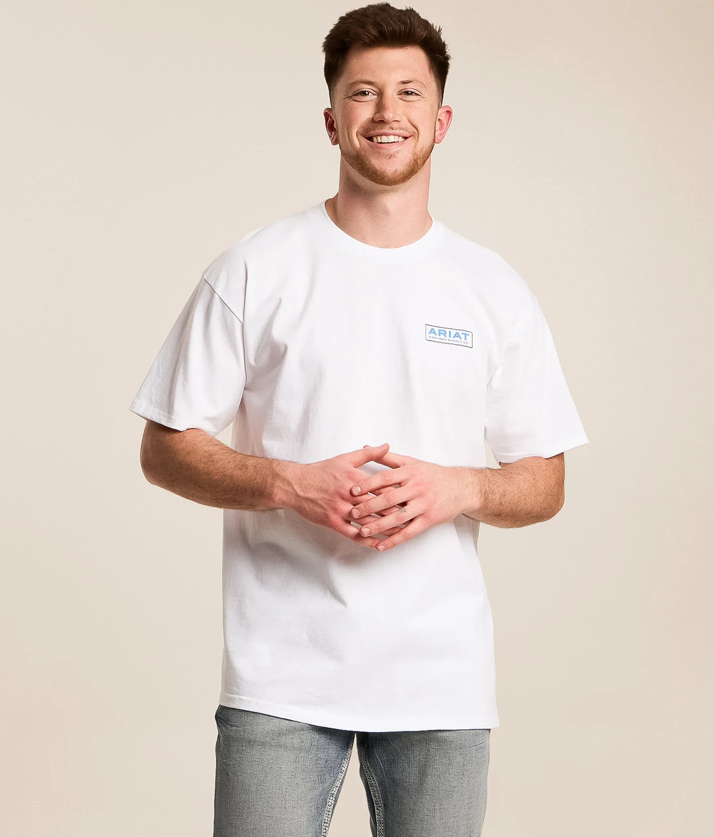 Ariat Premium Barb T-Shirt White Outlet
