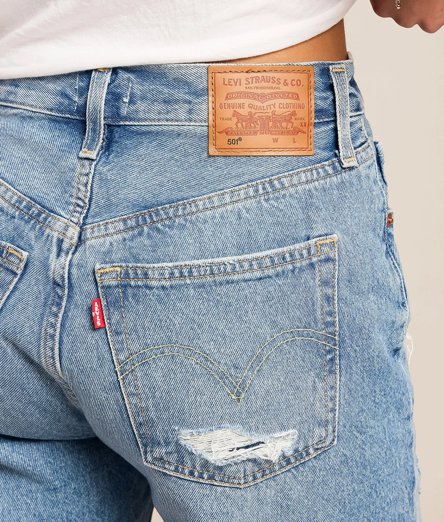 Levi's® Premium 501 Mid-Thigh Short Got Looks Clearance