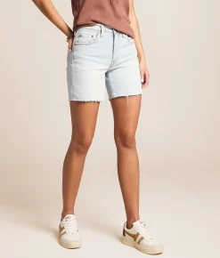 Shorts|Bottoms | Levi's® Premium 501 Mid Thigh Stretch Short Gifted Back