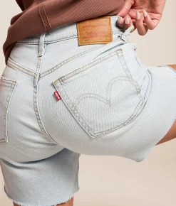 Shorts|Bottoms | Levi's® Premium 501 Mid Thigh Stretch Short Gifted Back