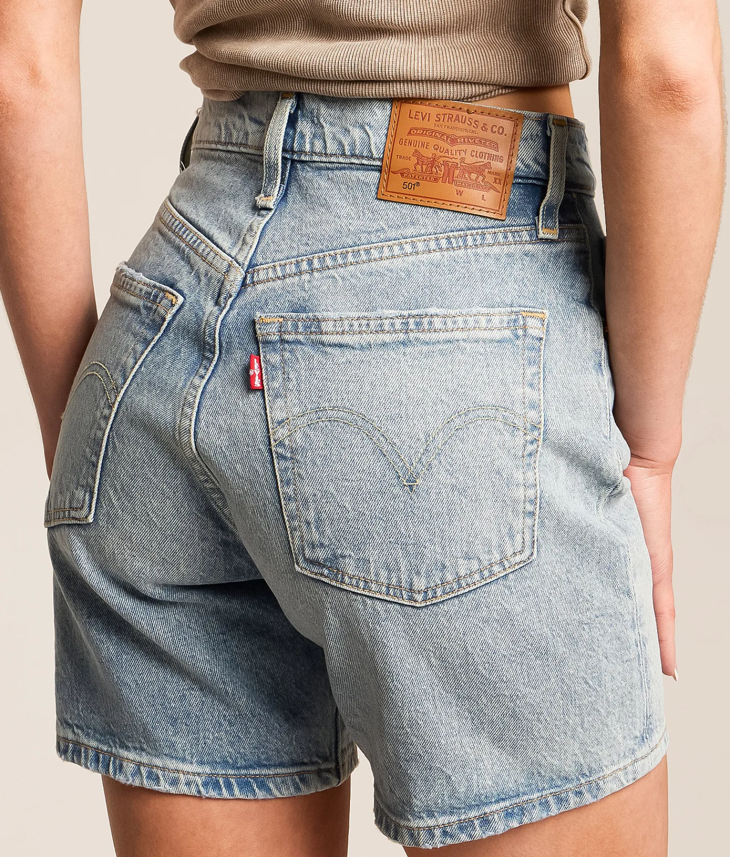 Bottoms|Shorts | Levi's® Premium 501 Mid-Thigh Stretch Short Donate Next