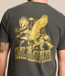 Seager Premium Reserve T-Shirt Pigment Black Discount