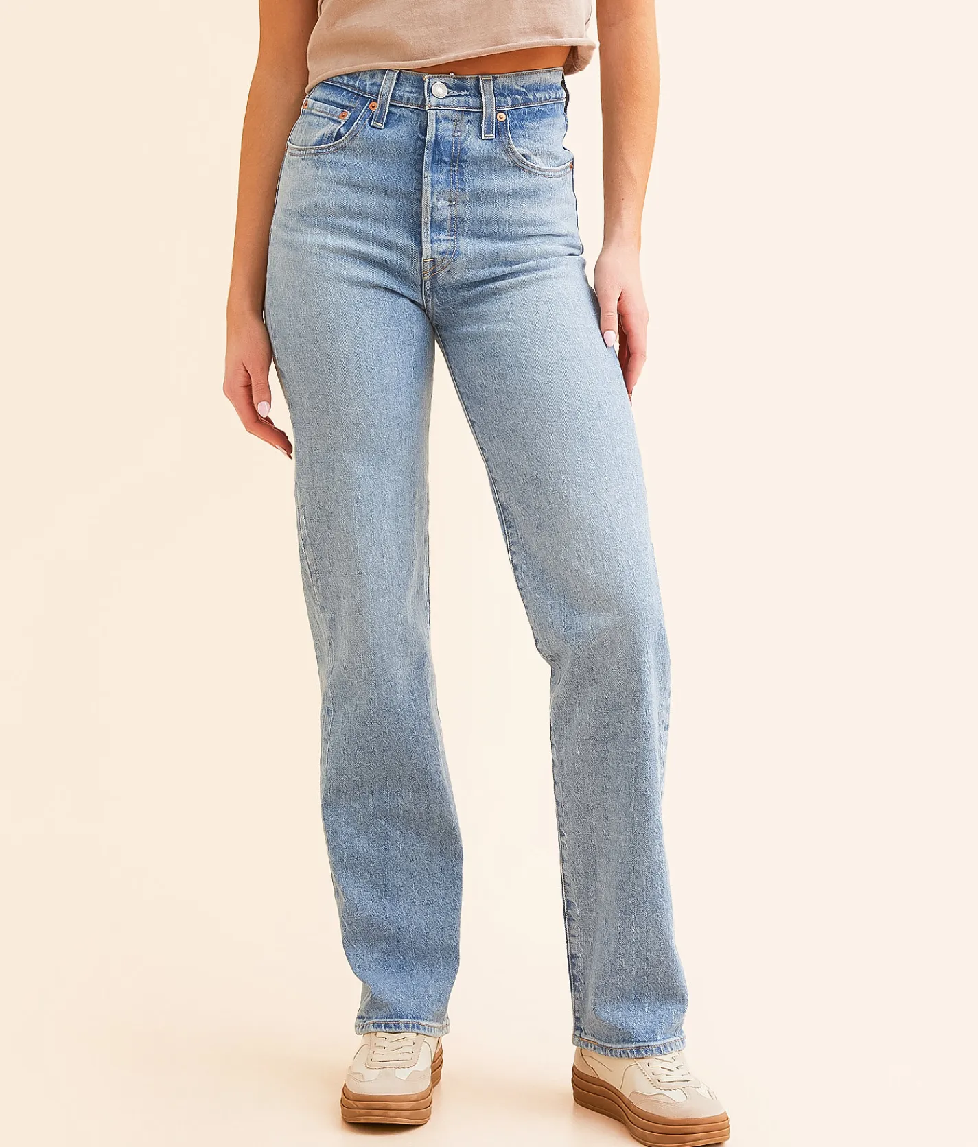Jeans|Bottoms | Levi's® Premium Ribcage Straight Jean Samba Tango Light