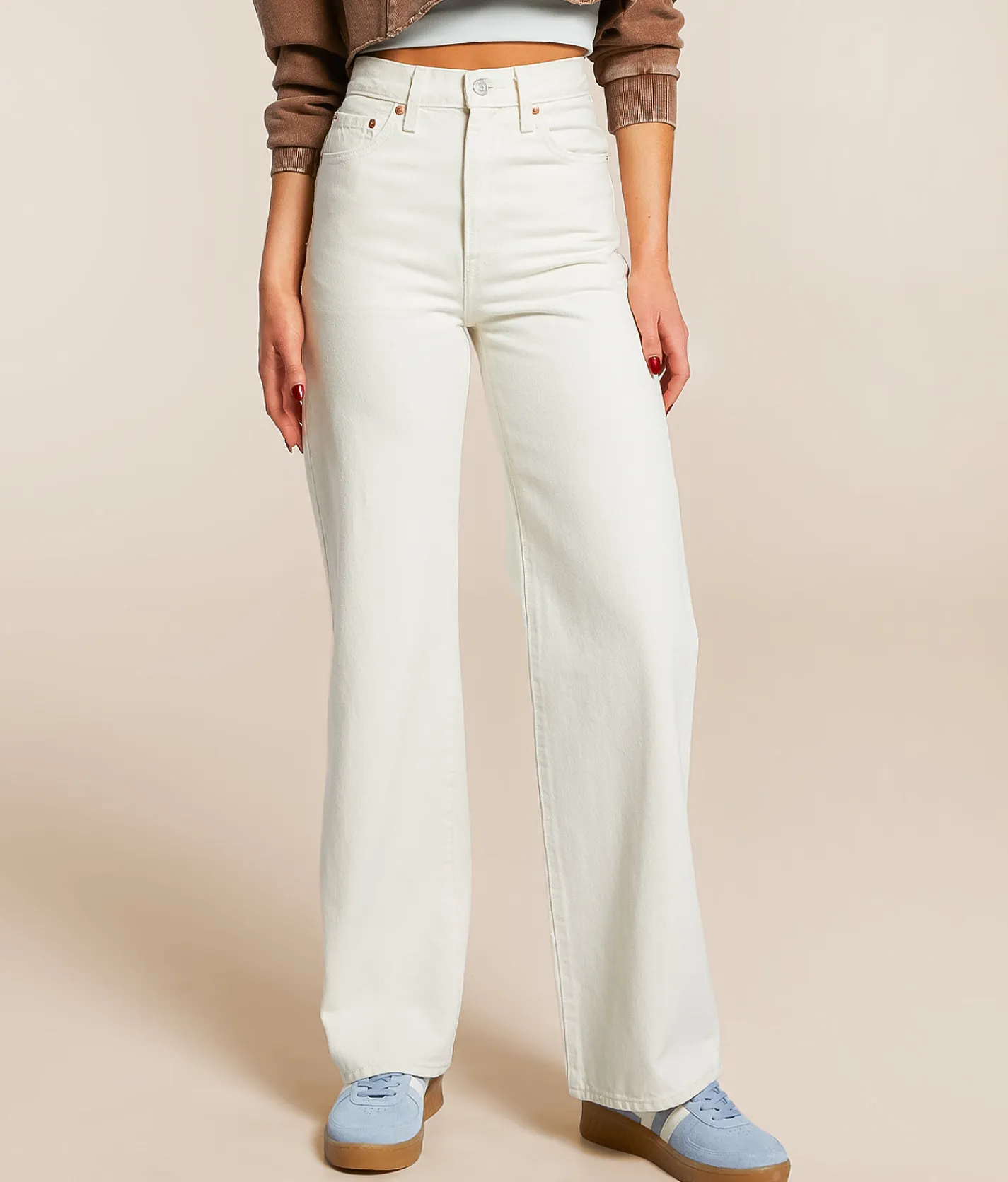 Jeans|Bottoms | Levi's® Premium Ribcage Wide Leg Jean Barely Freezing