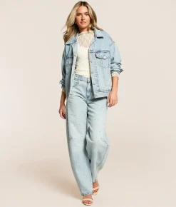 Levi's® Premium 90s Denim Rhinestone Trucker Jacket Dazzle Me Online
