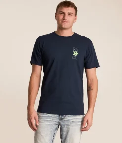 Tops|Graphic T-Shirts | Fox Premium T-Shirt Navy