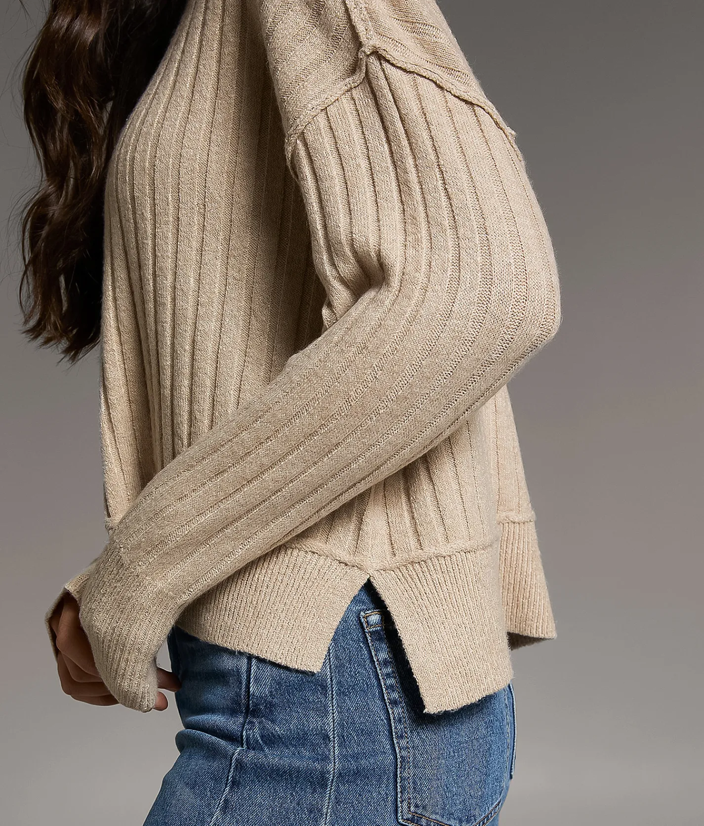BKE Prep Edit - Ribbed Sweater Buff Sale
