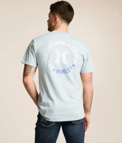 Hurley Press T-Shirt Good Gray Clearance