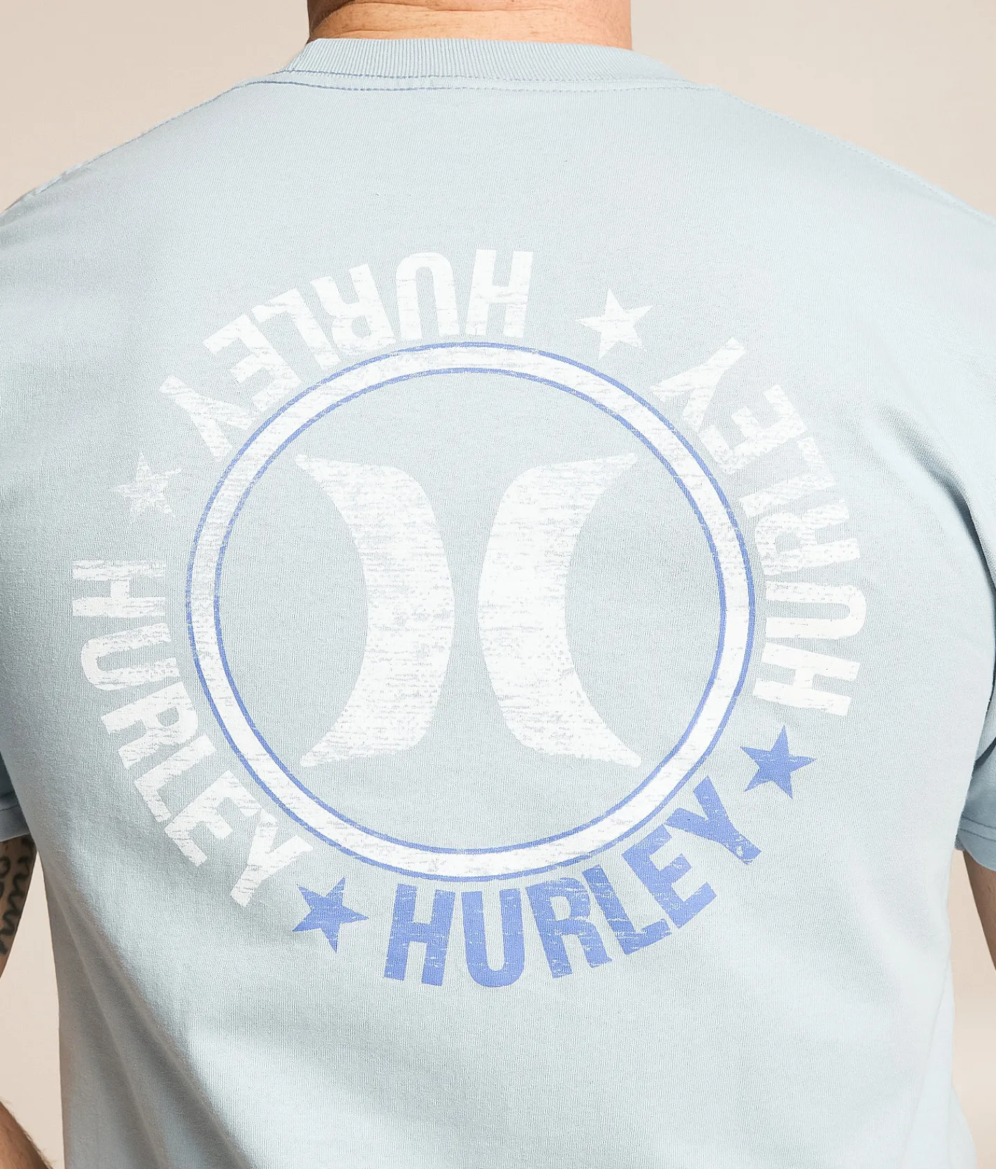 Hurley Press T-Shirt Good Gray Clearance