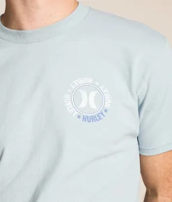 Hurley Press T-Shirt Good Gray Clearance