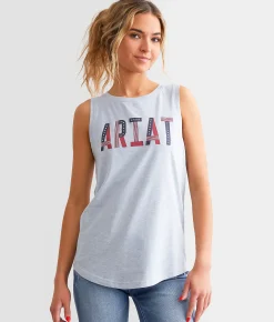 Tops | Ariat Pride Tank Top Chambray Blue