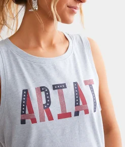 Tops | Ariat Pride Tank Top Chambray Blue