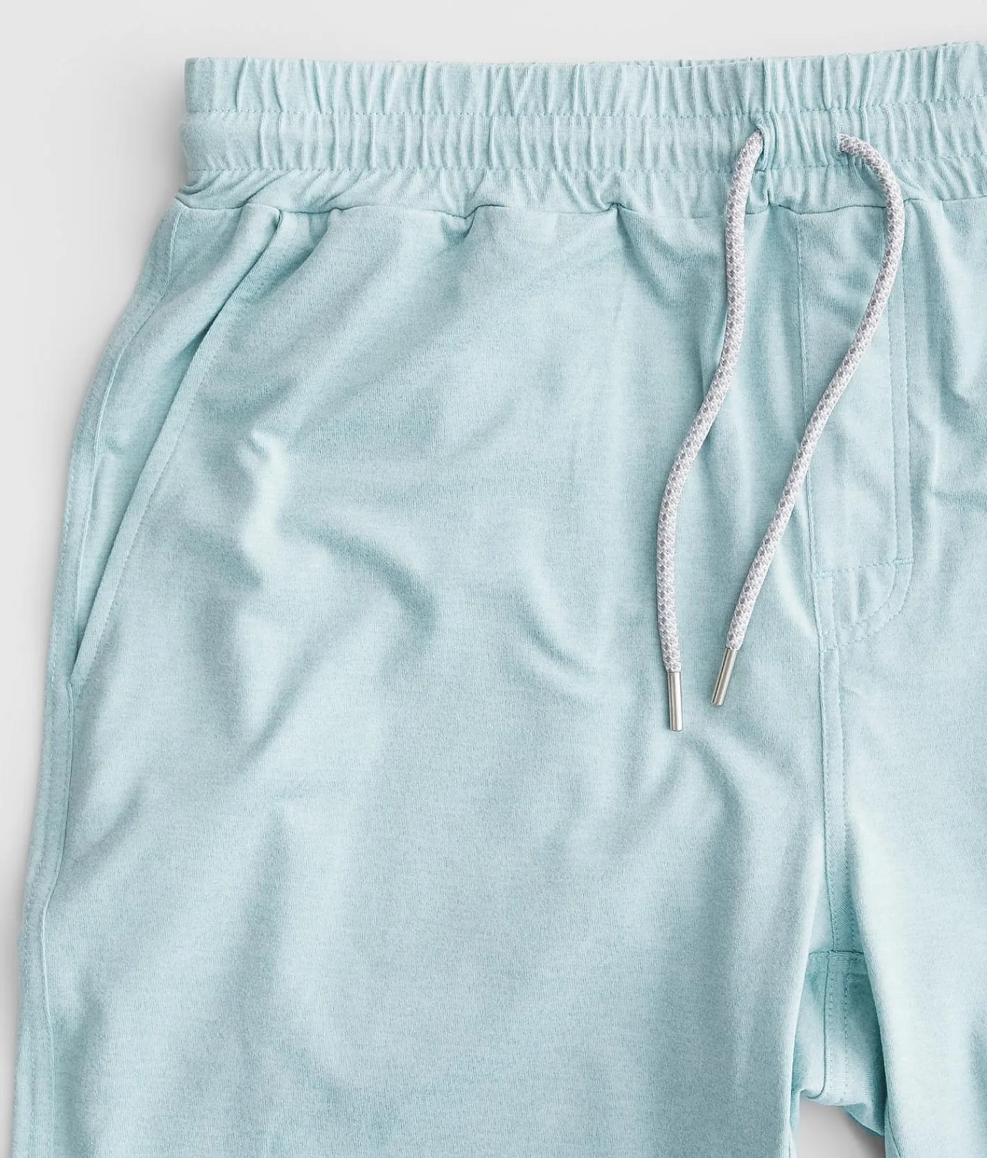 BKE Prima Justin Performance Knit Short Aqua Heather Best