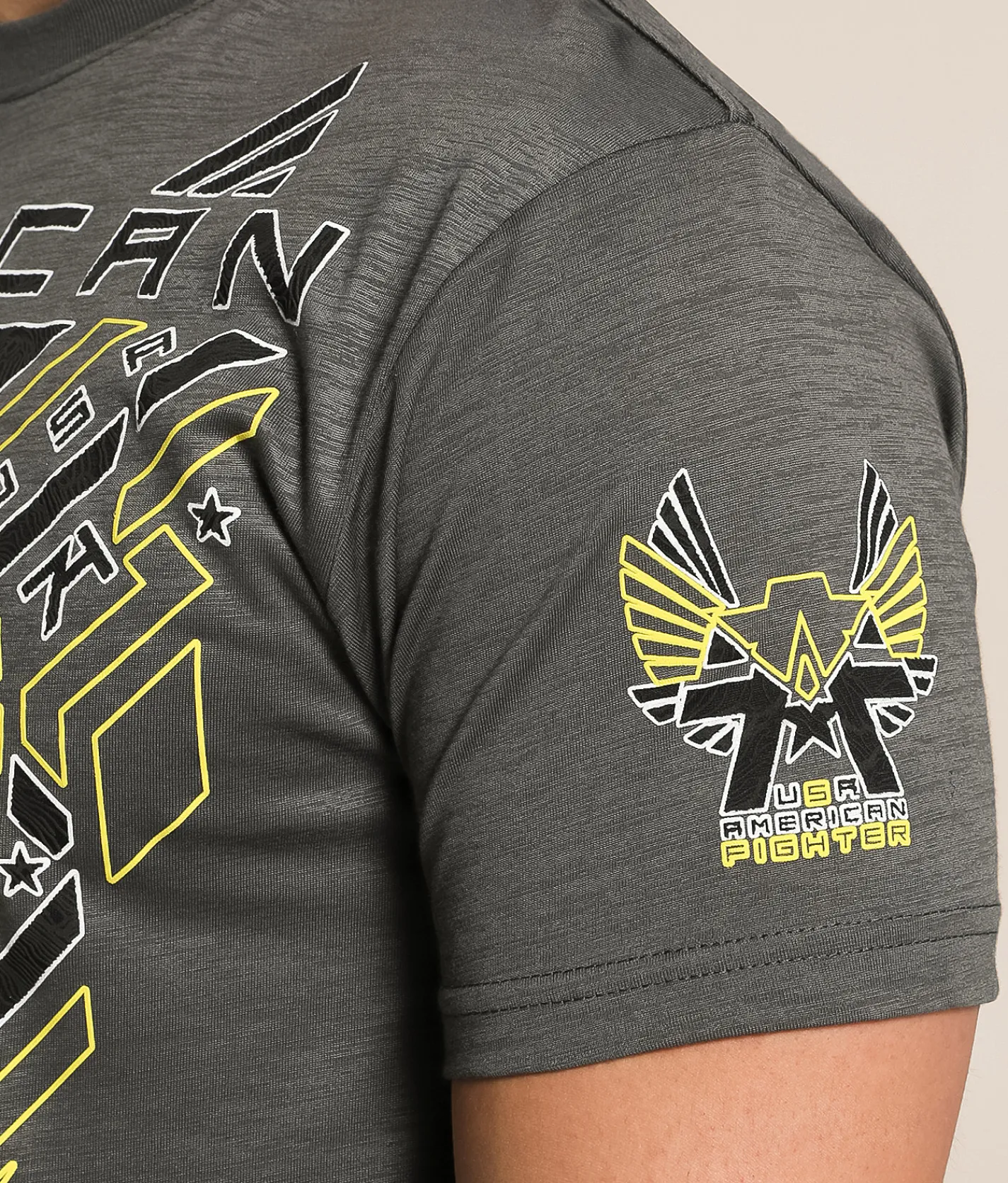 American Fighter Primera T-Shirt Black Oyster Pewter Hot
