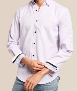 Eight X Printed Shirt Lilac Outlet