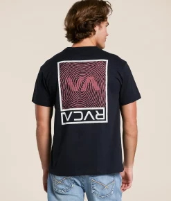 Tops|Graphic T-Shirts | RVCA Print T-Shirt Black